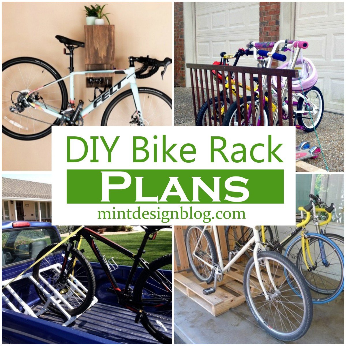 20 Diy Bike Rack Plans You Can Build Today Mint Design Blog