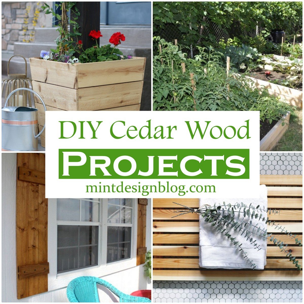 20 DIY Cedar Wood Projects To Make Today - Mint Design Blog