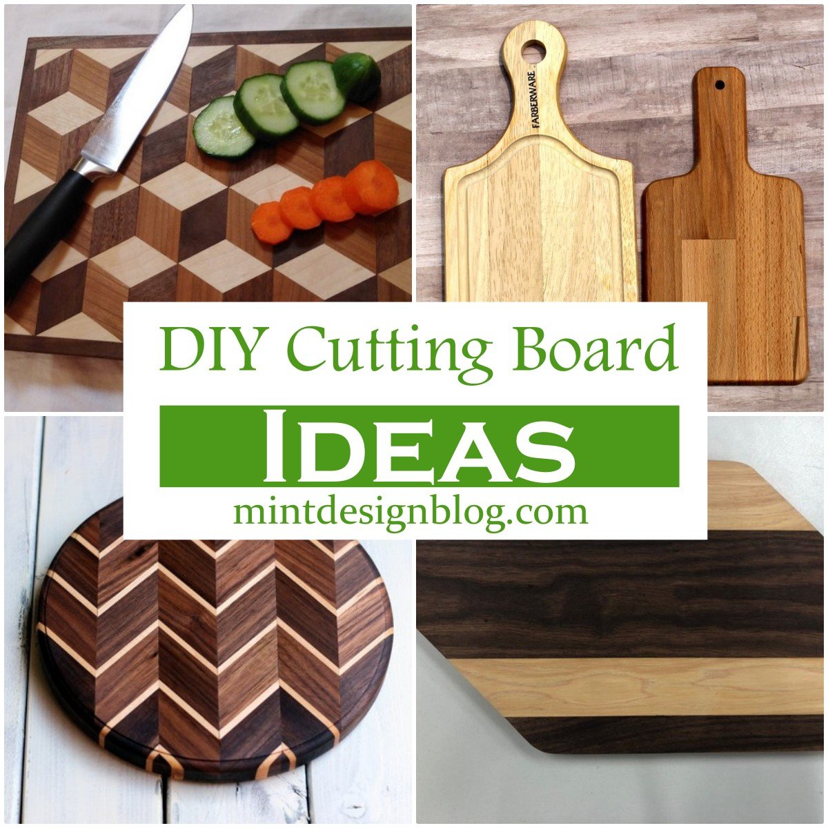 31 Homemade DIY Cutting Board Ideas Wooden Designs Mint Design Blog