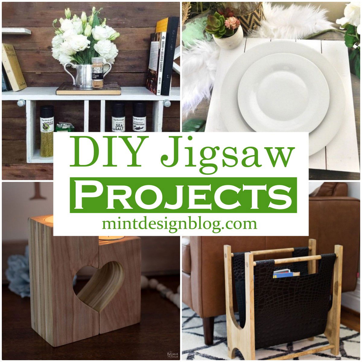 18 DIY Jigsaw Projects For Beginner Woodworkers - Mint Design Blog