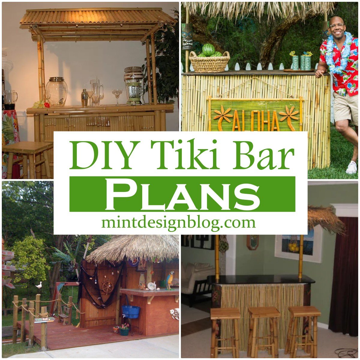 23 DIY Tiki Bar Plans - Mint Design Blog