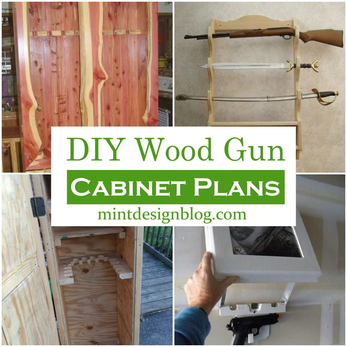 24 Diy Wood Gun Cabinet Plans You Can Make Easily Mint Design Blog 0620