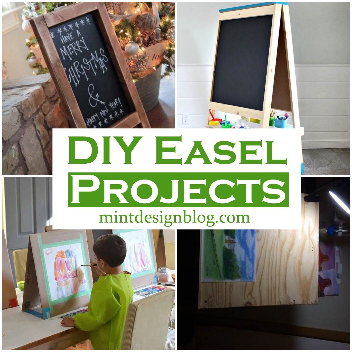 15 DIY Easel Projects For Artist And Painters - Mint Design Blog