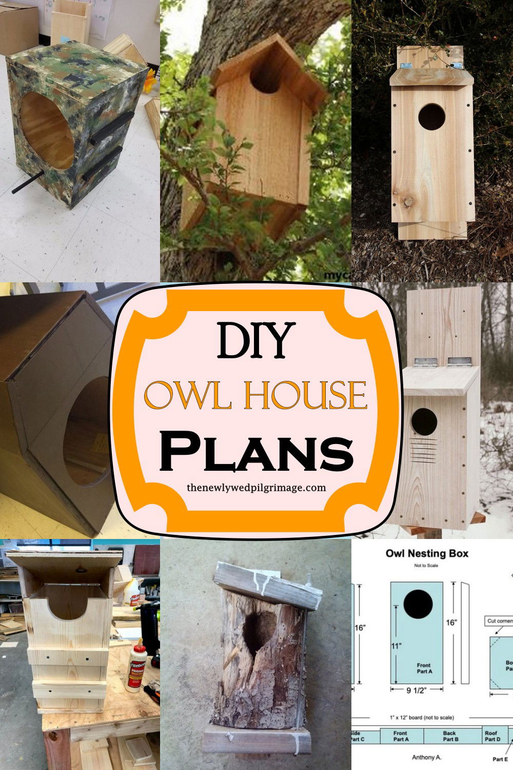 20 DIY Owl House Plans Mint Design Blog