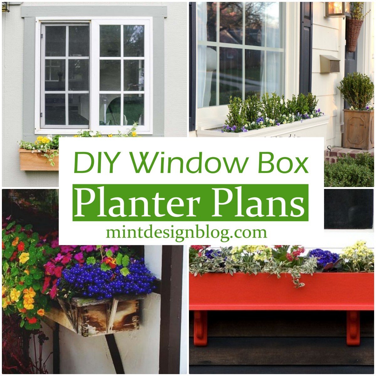 17 DIY Window Box Planter Plans To Make Today Mint Design Blog   DIY Window Box Planter Plans 