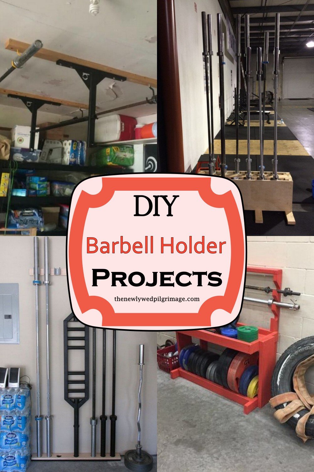 15 DIY Barbell Holder Projects - Mint Design Blog