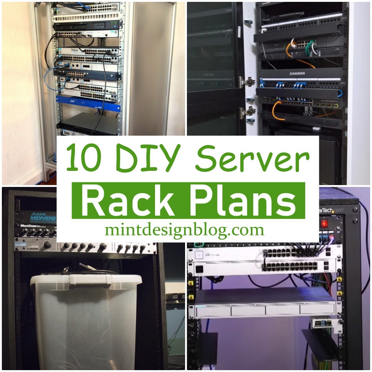 Diy Server Rack Plans Mint Design Blog