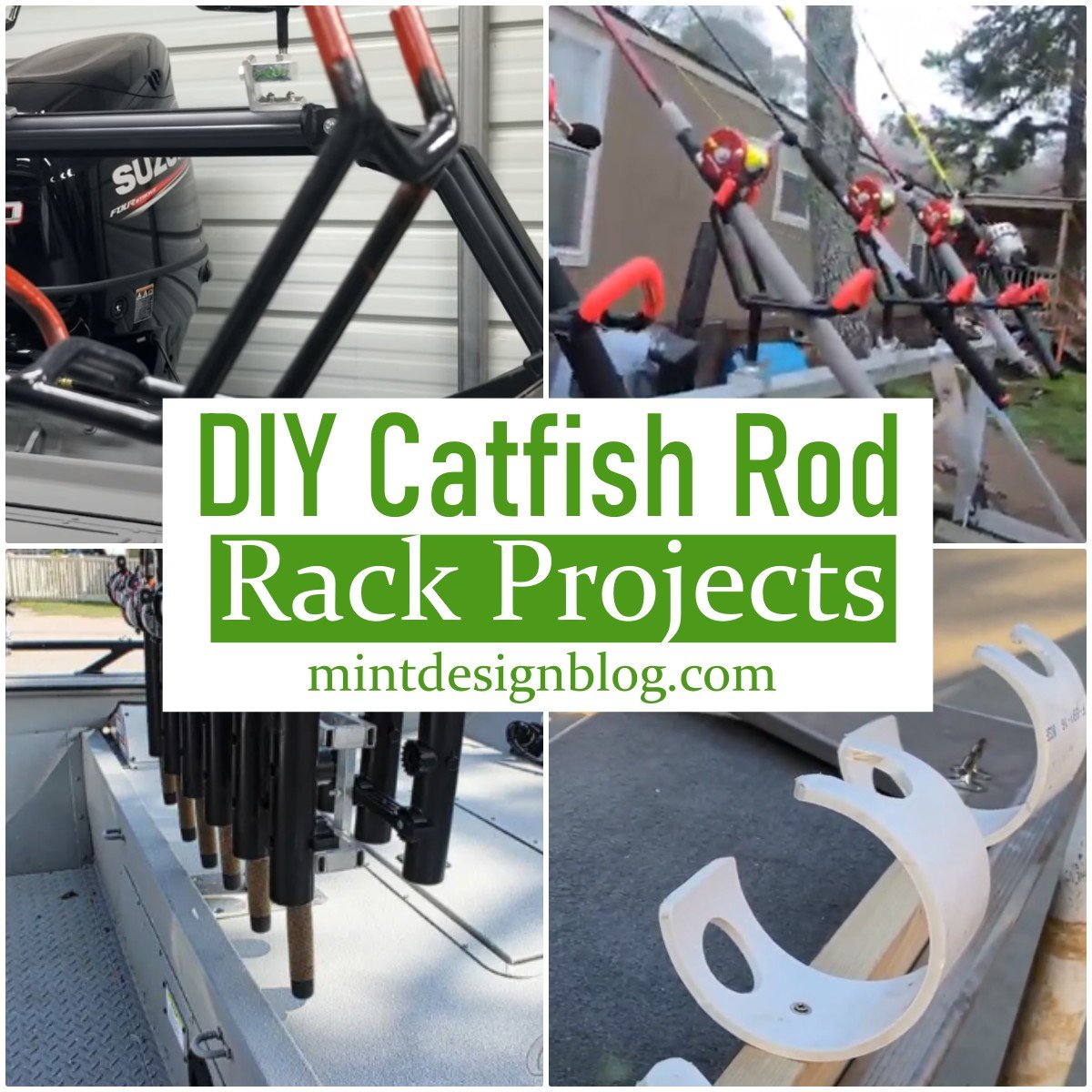 14 DIY Catfish Rod Rack Projects Mint Design Blog