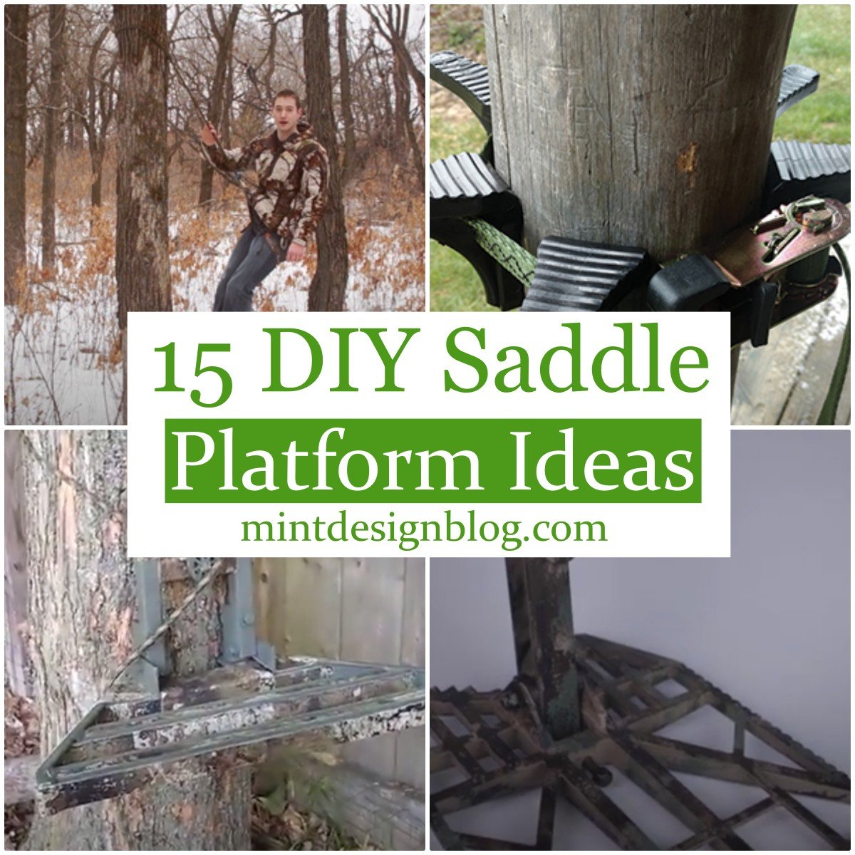 15 DIY Saddle Platform Ideas For Climbing - Mint Design Blog