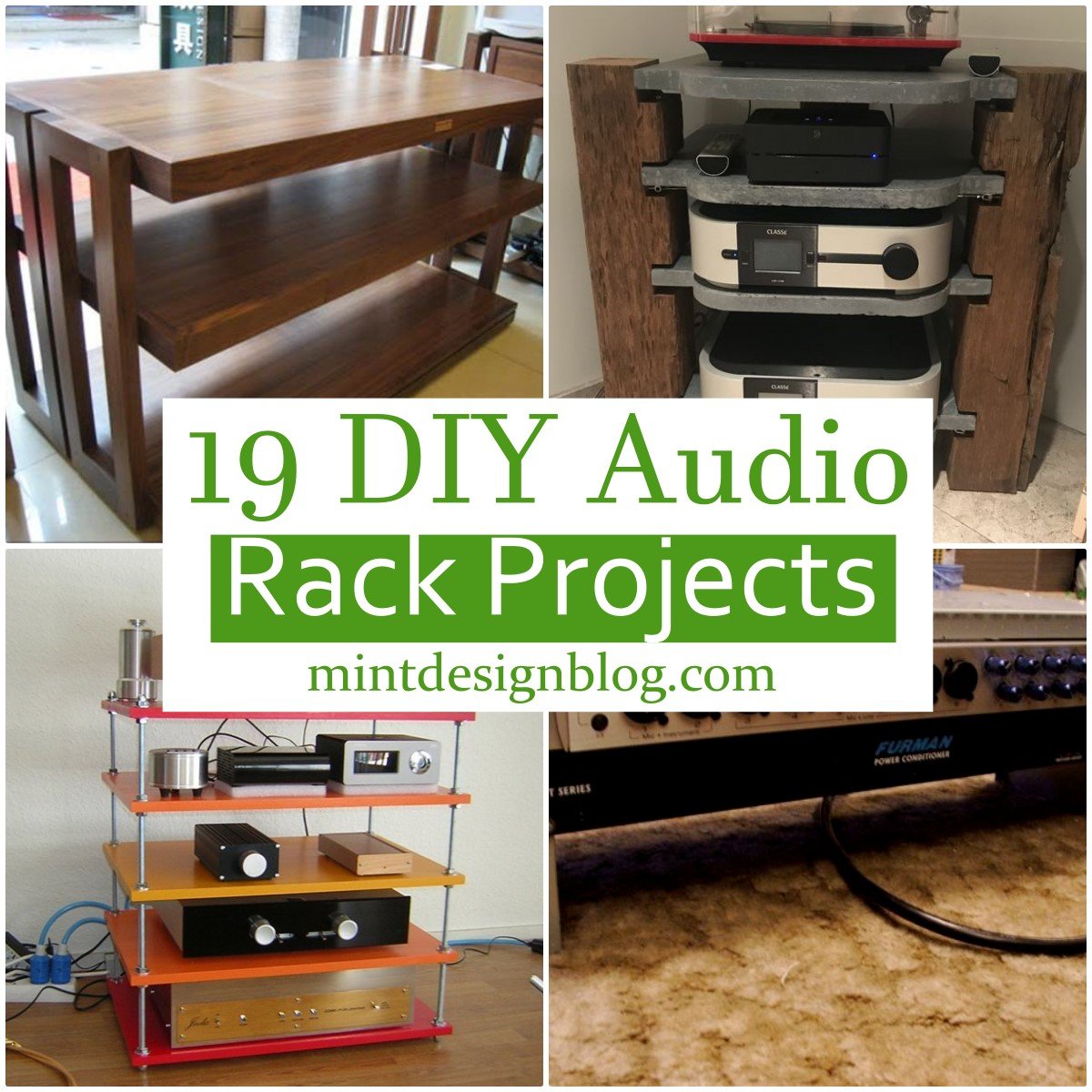 19 DIY Audio Rack Projects Mint Design Blog