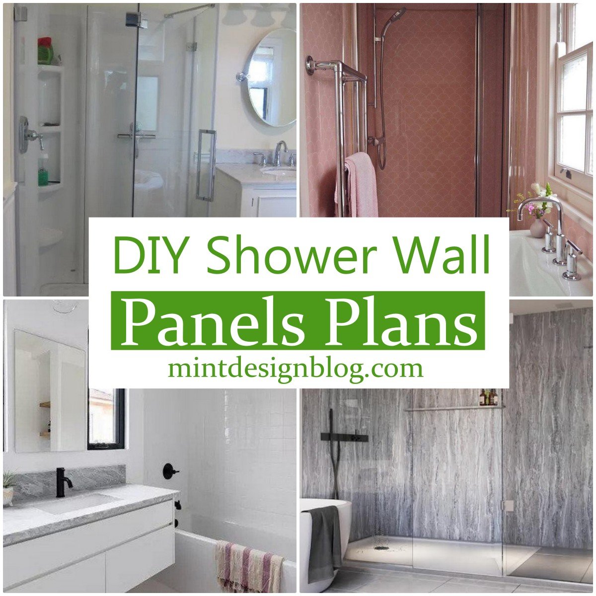 23 Diy Shower Wall Panels Plans Mint Design Blog